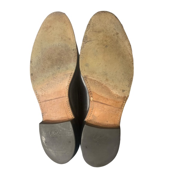 Allen Edmonds Men's Manchester 8507 Black Leather Wingtip Tassel Loafer Size 11B - Picture 7 of 11